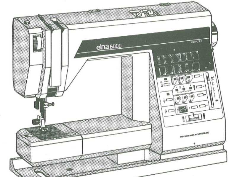 elna 5000 sewing machine instruction manual