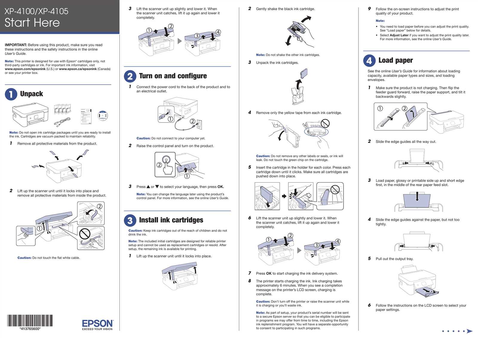 epson xp 440 instruction manual