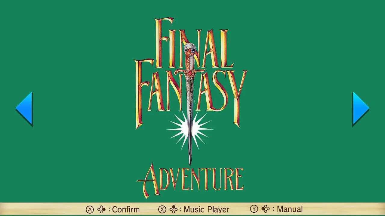 final fantasy instruction manual