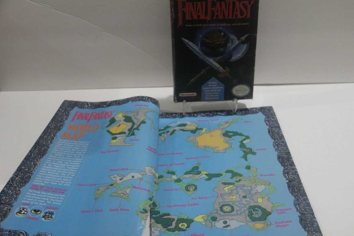 final fantasy nes instruction manual