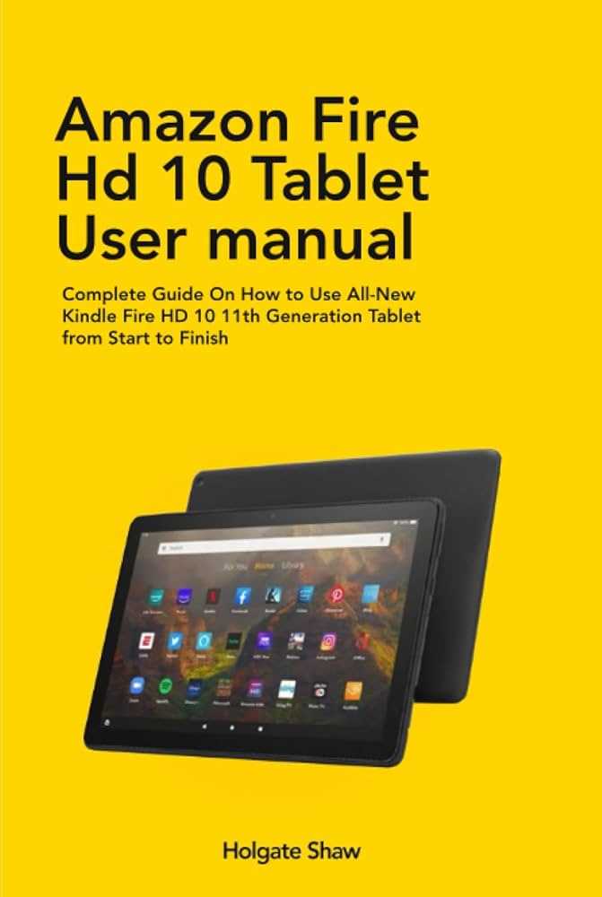 fire hd 10 instruction manual