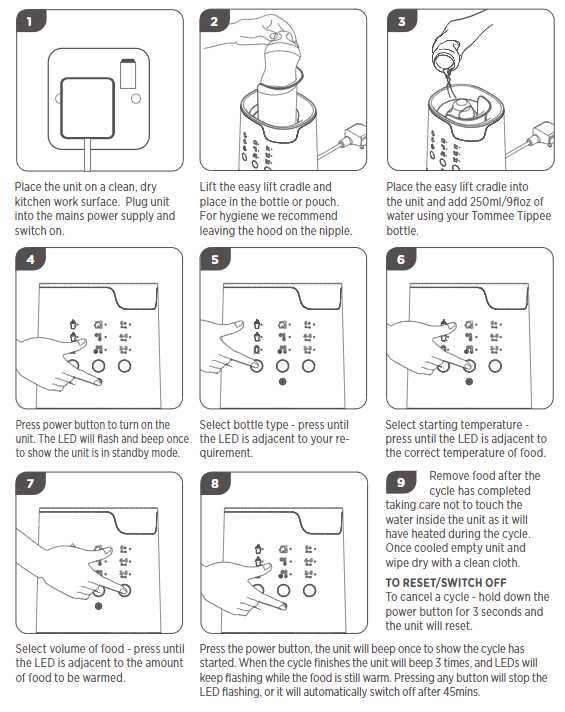 first years bottle warmer instructions manual