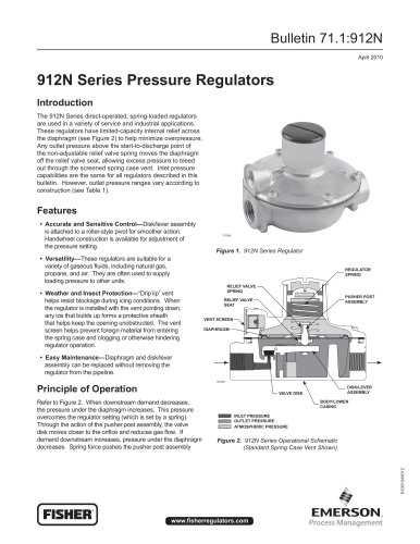 fisher 1098 regulator instruction manual