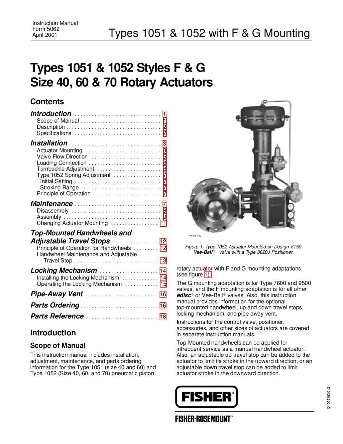 fisher 8532 instruction manual