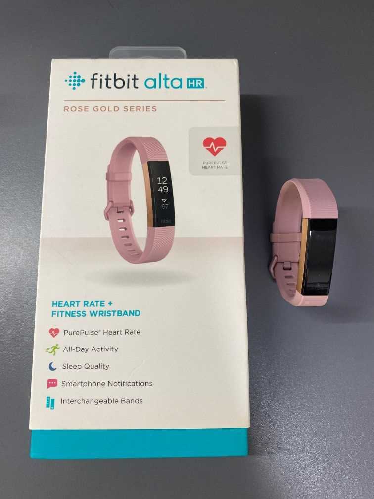 fitbit alta hr instruction manual