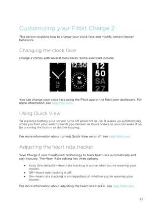 fitbit instruction manual charge 2