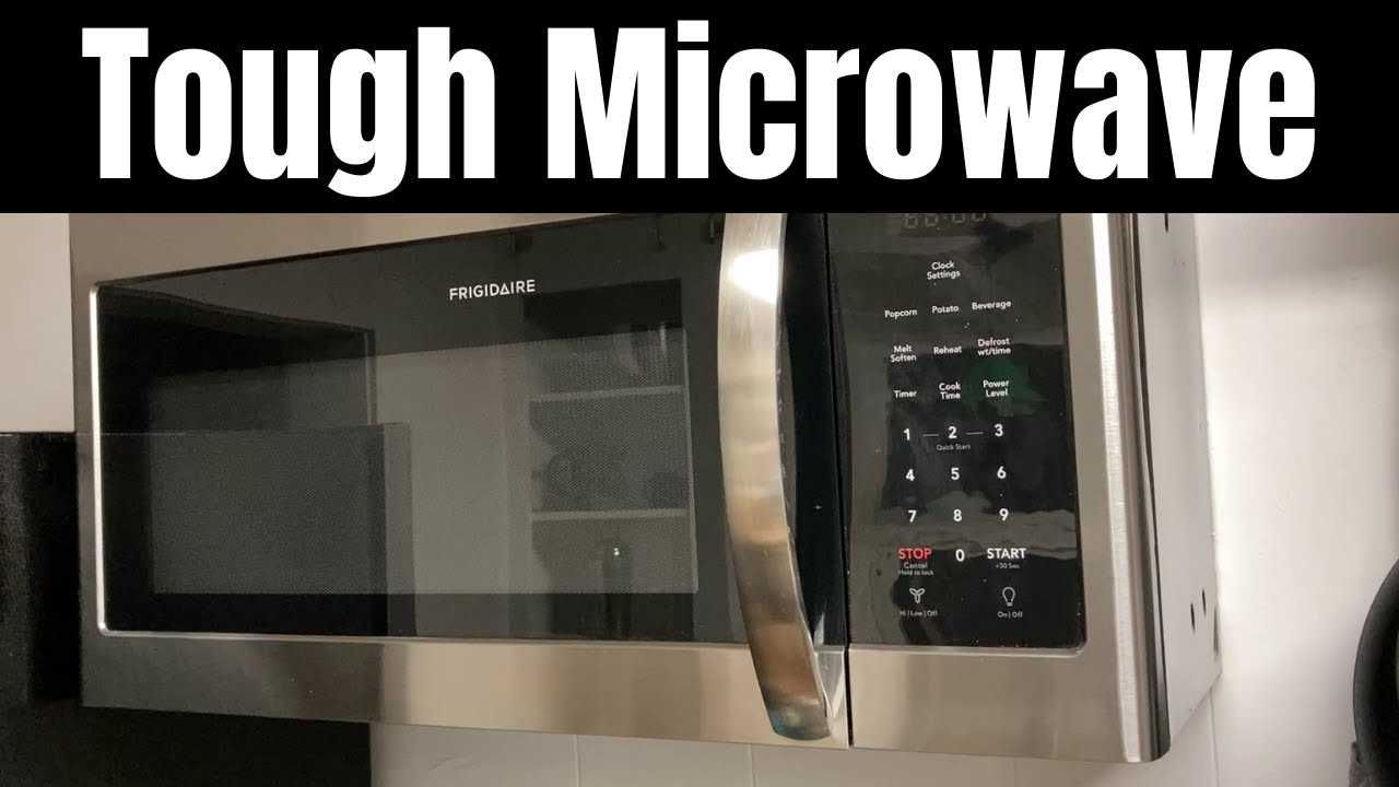 frigidaire microwave instruction manual