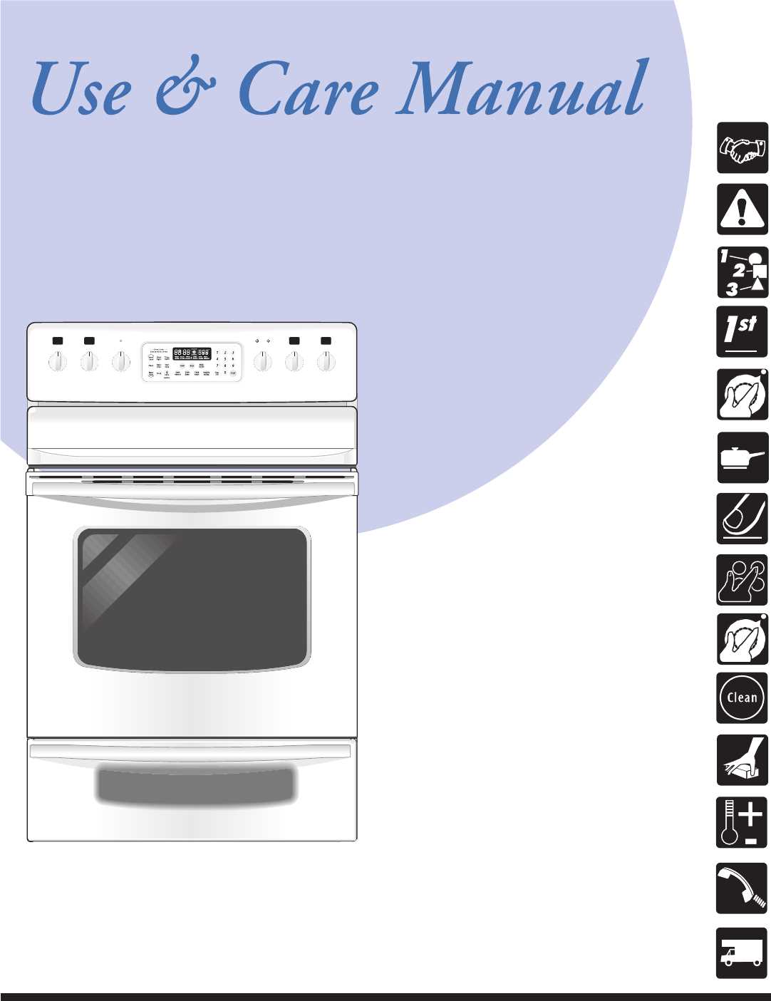 frigidaire range instruction manual