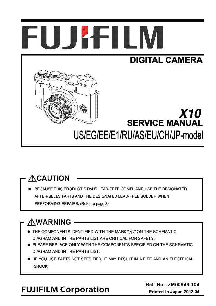 fuji x10 instruction manual