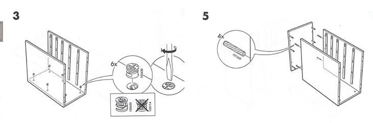 furniture instruction manuals online