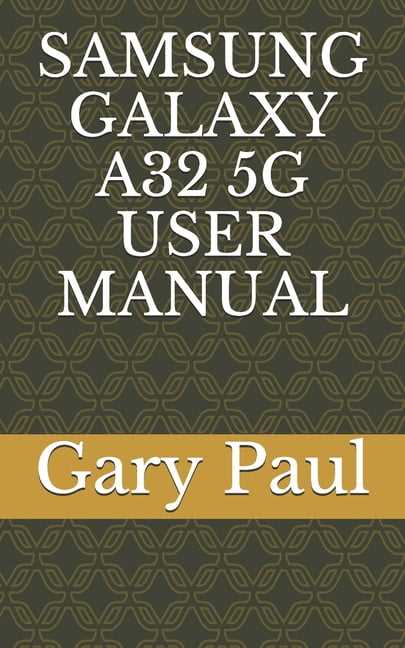 galaxy a32 instruction manual