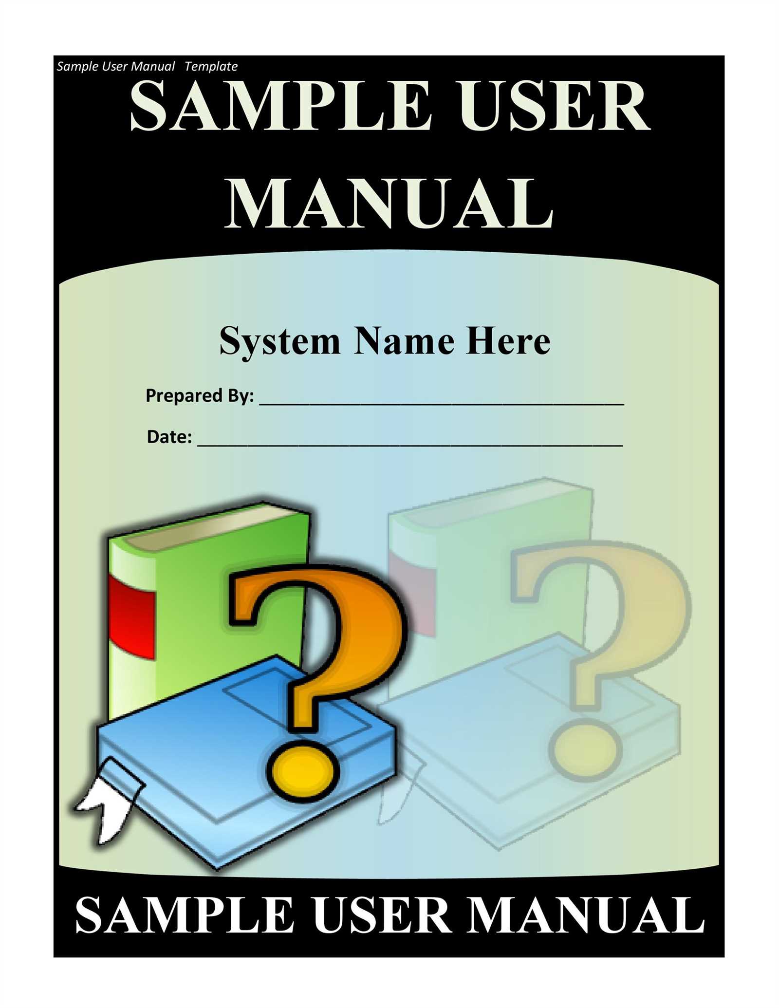 game instruction manual template