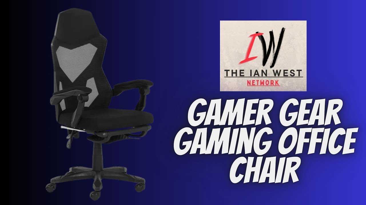 gamer gear gaming chair instruction manual