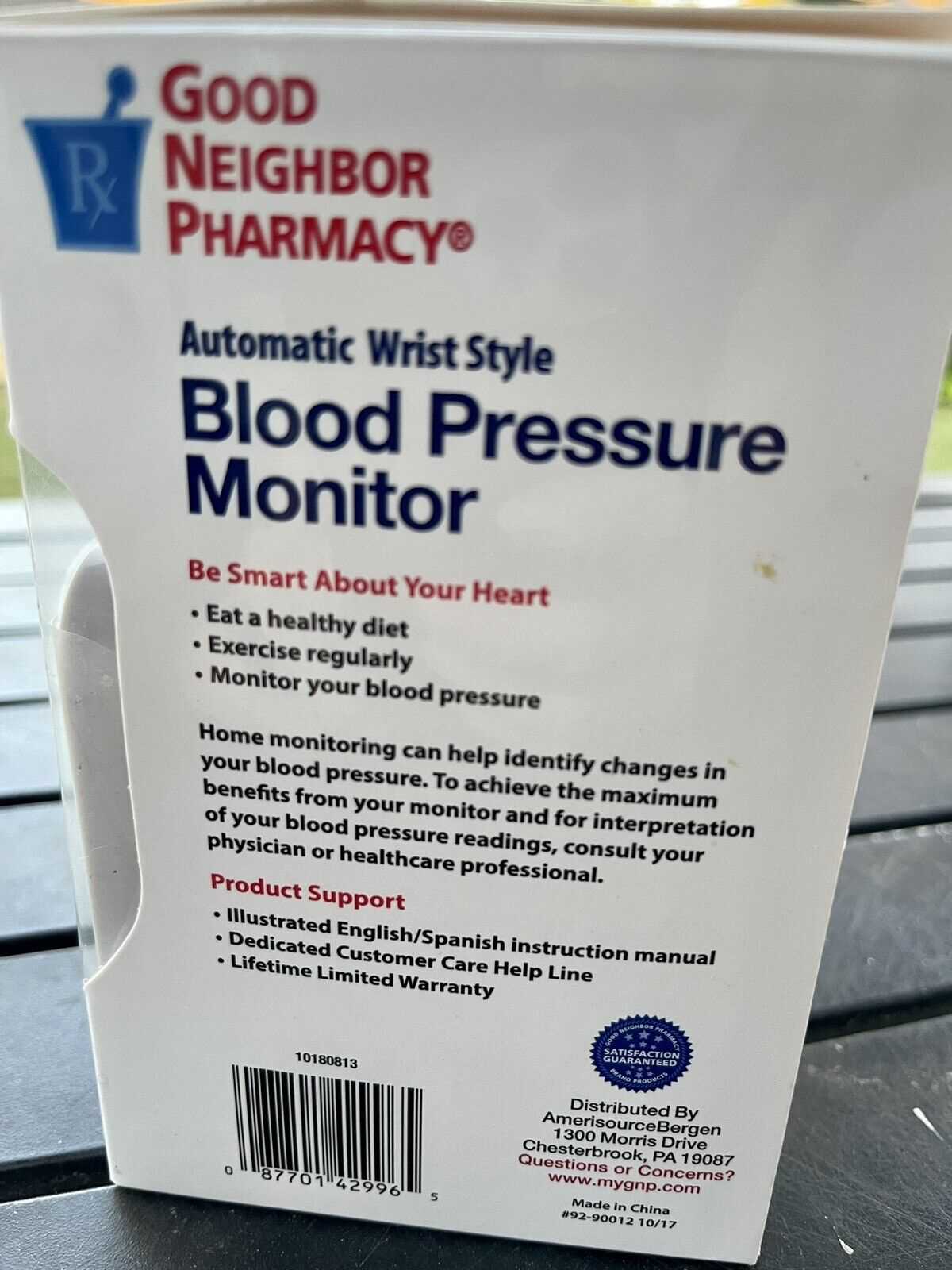 good neighbor pharmacy blood pressure monitor instruction manual