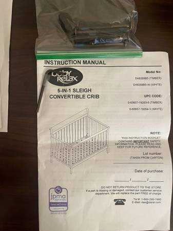 graco ashland classic crib instruction manual