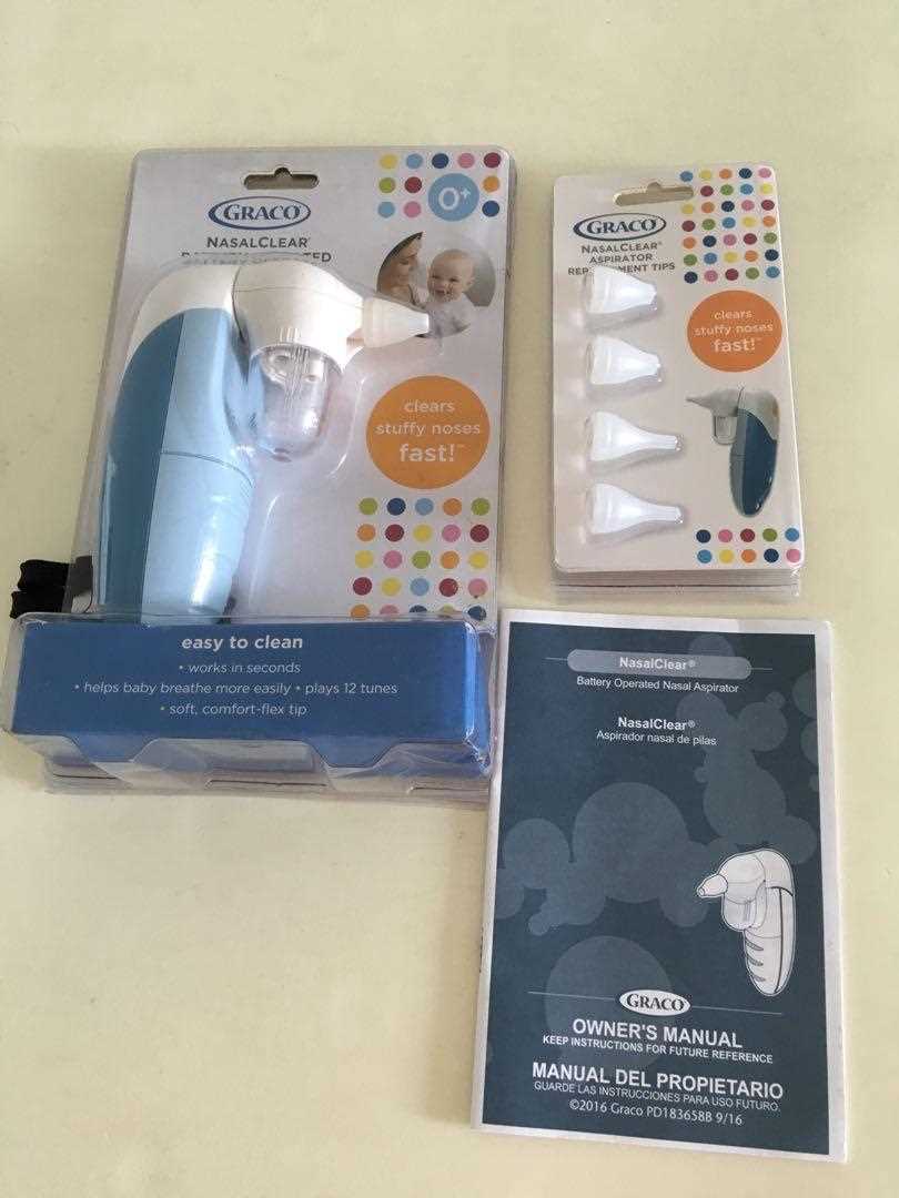 graco nasal aspirator instruction manual