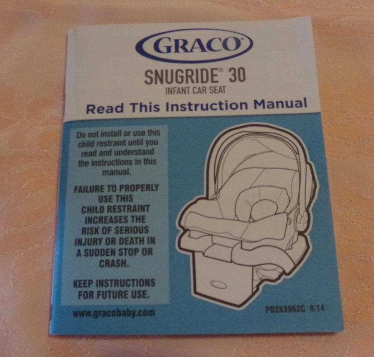 graco snugride infant car seat instruction manual