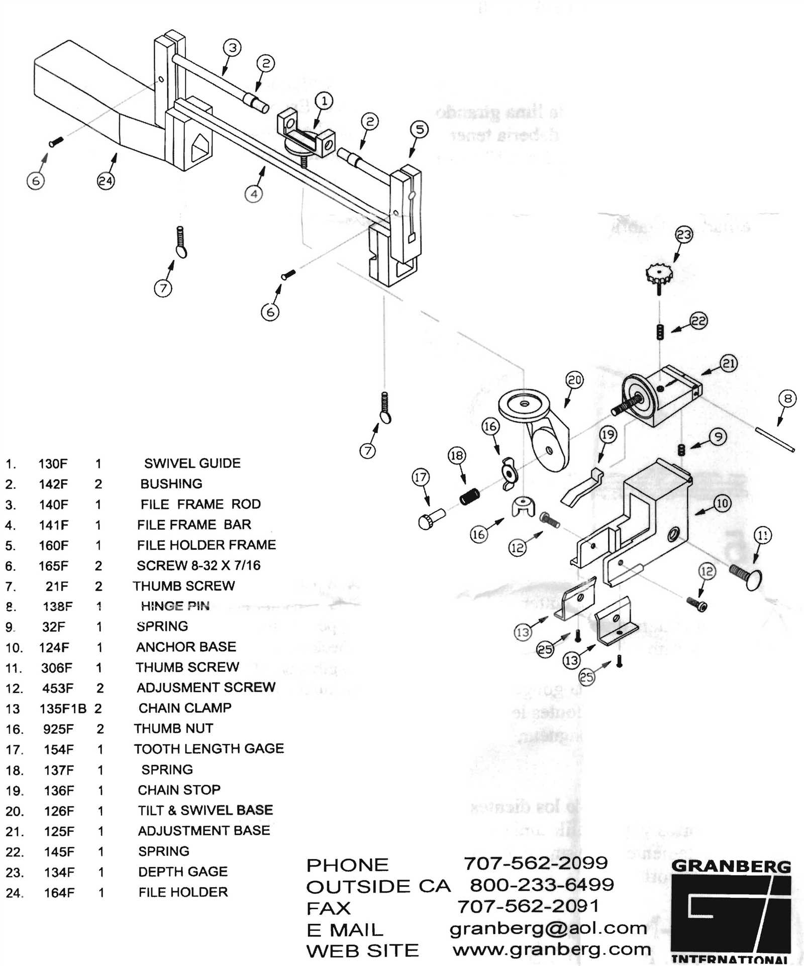 granberg file n joint instruction manual