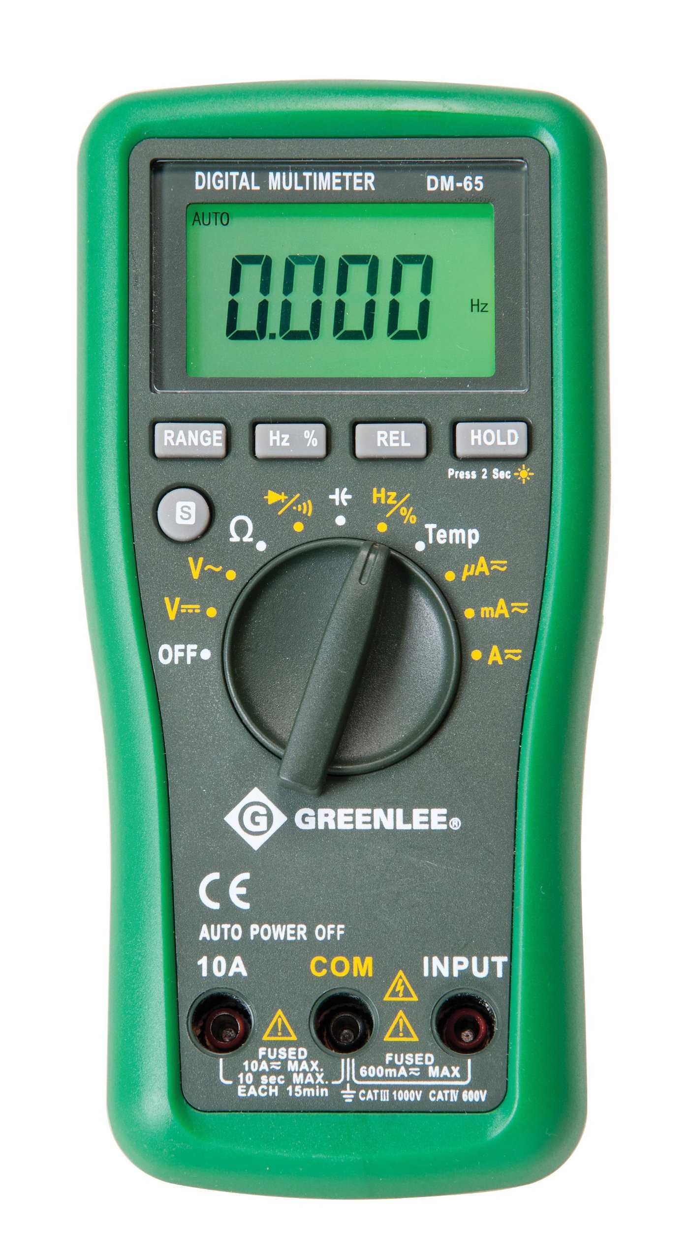 greenlee dm 40 instruction manual