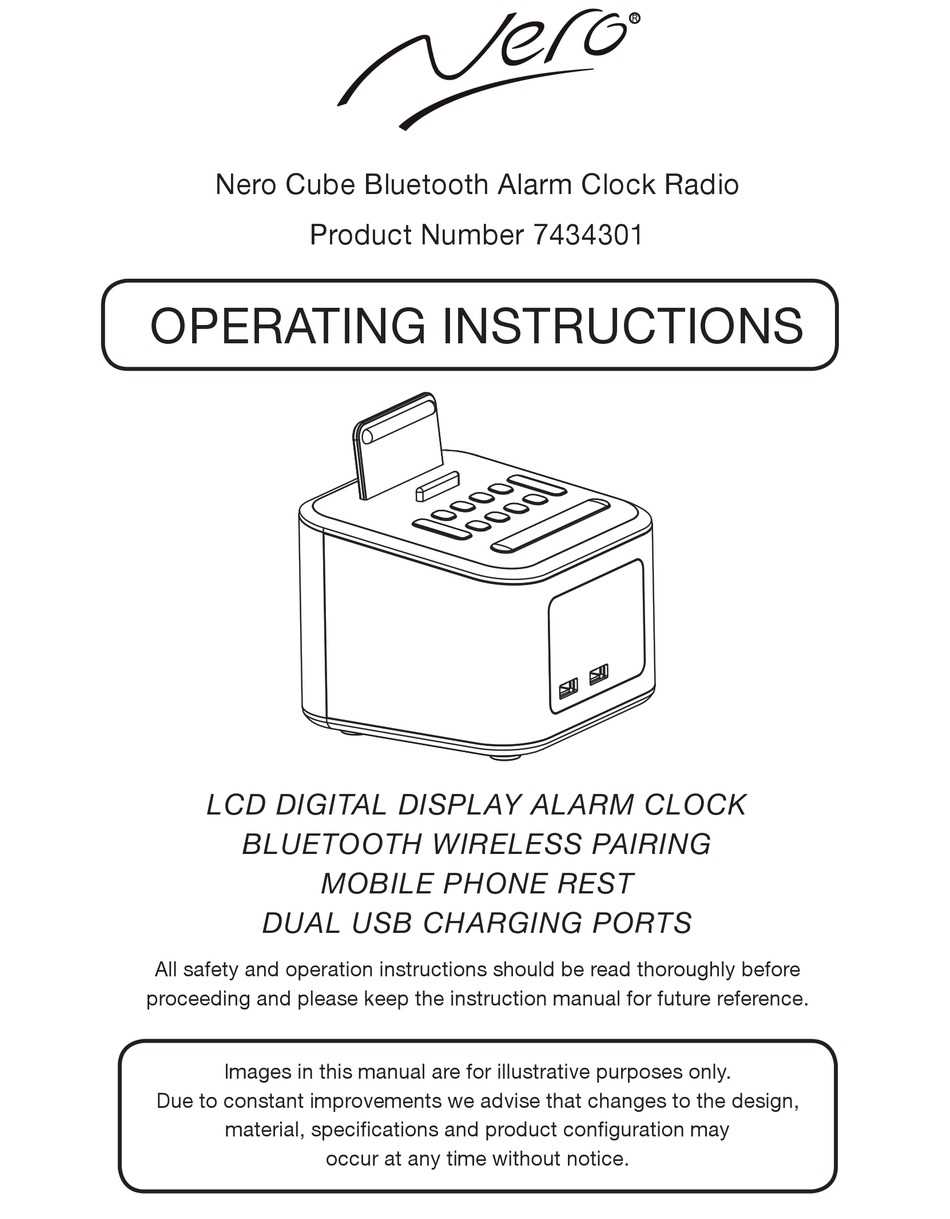 gun alarm clock instruction manual