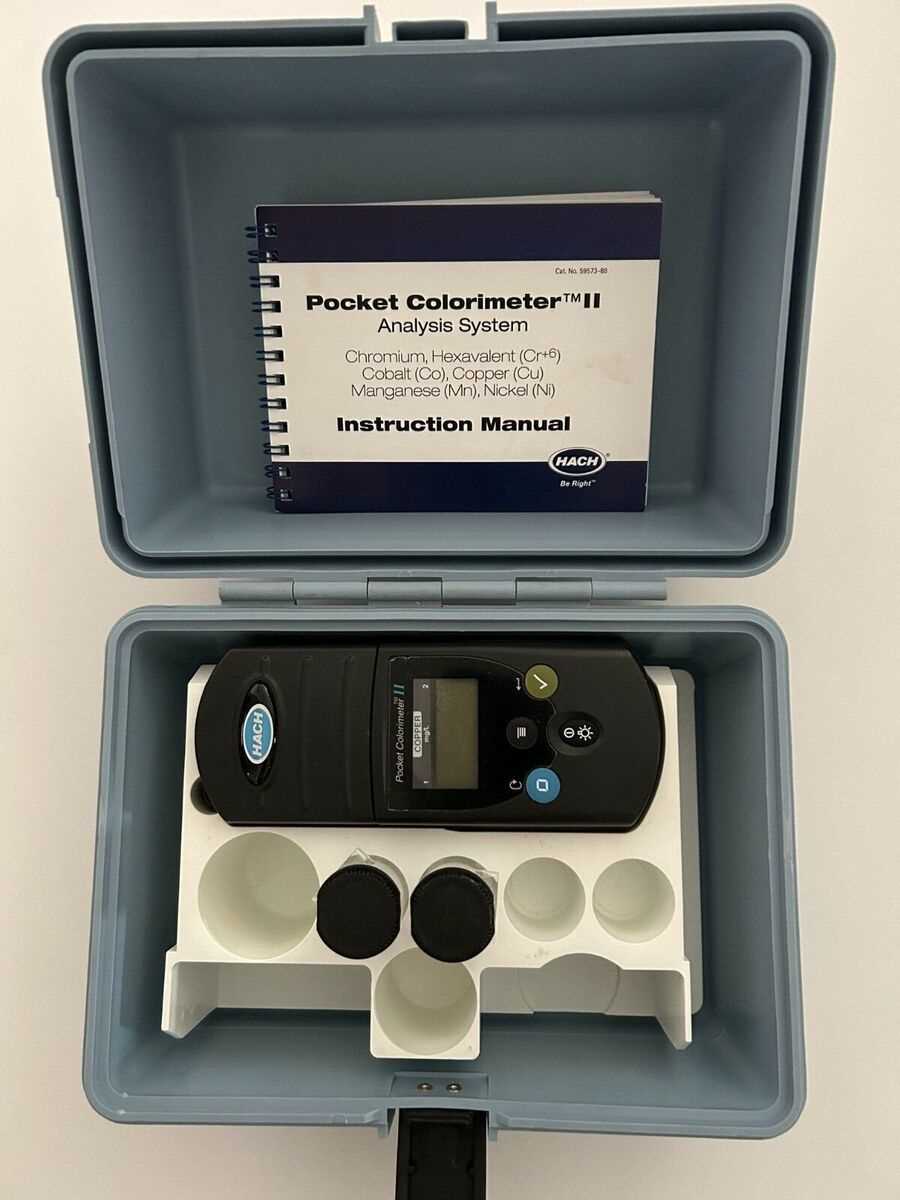 hach pocket colorimeter instruction manual