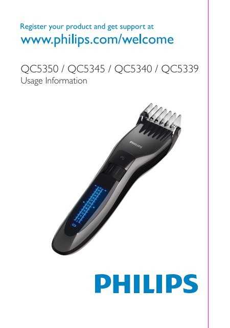 hair clipper instruction manual