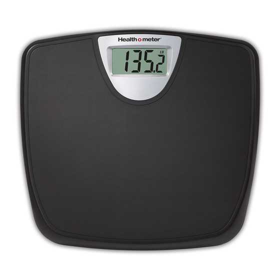 health o meter digital scale instruction manual