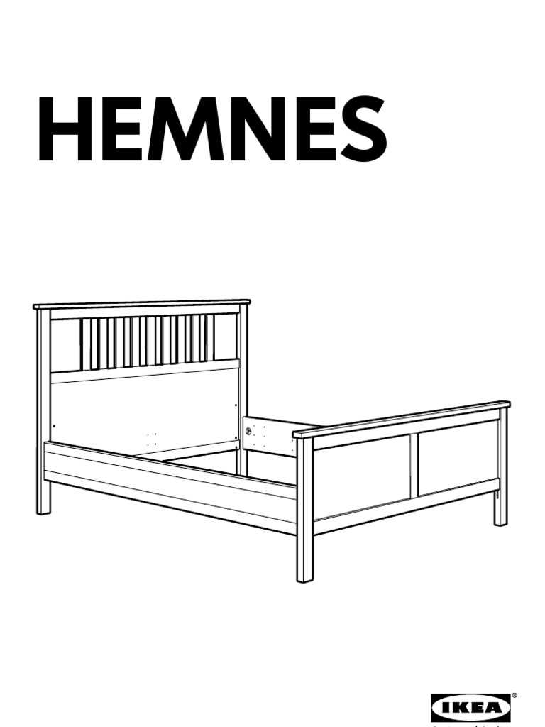 hemnes bed instruction manual