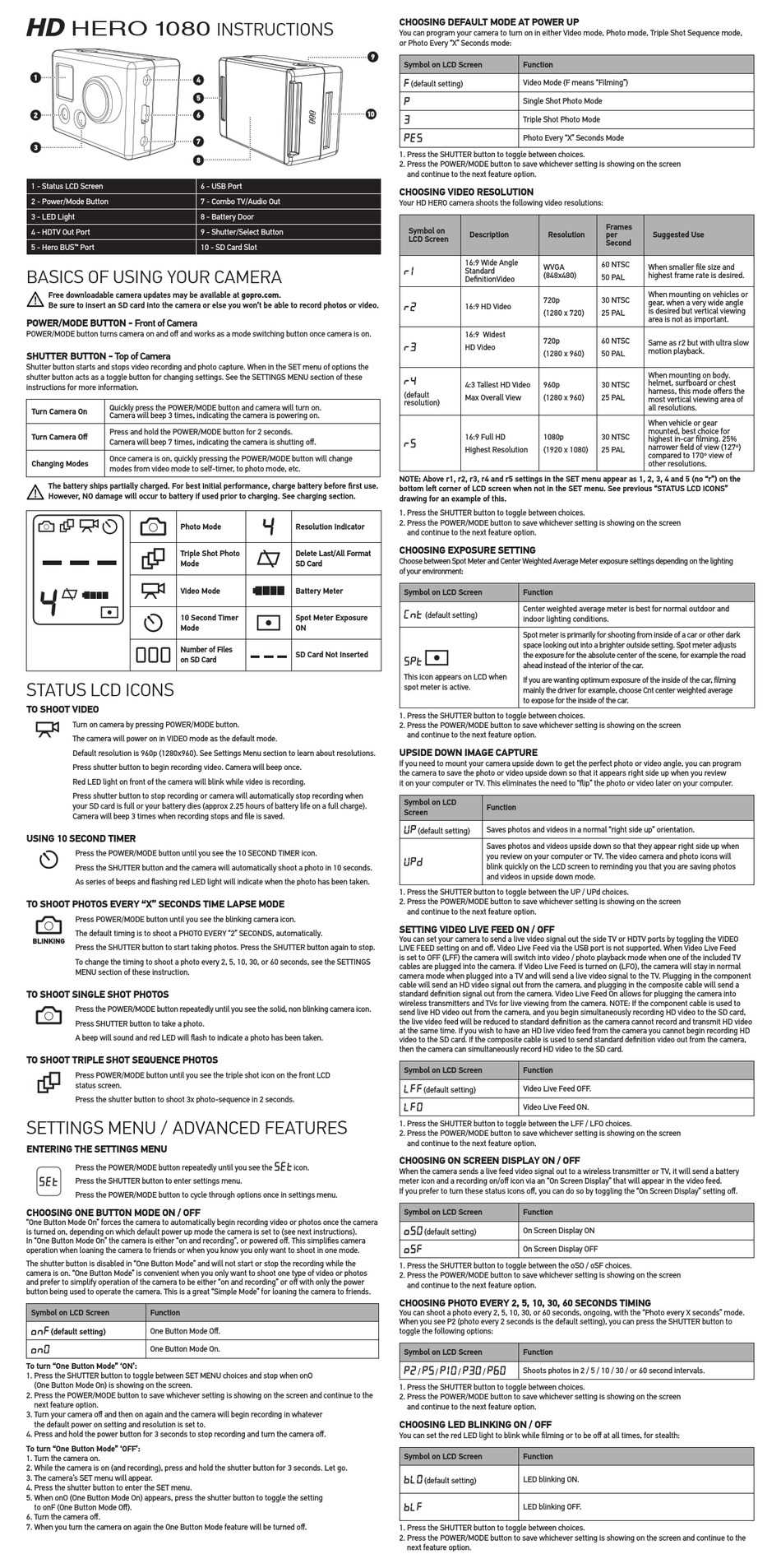 hero 3 instruction manual