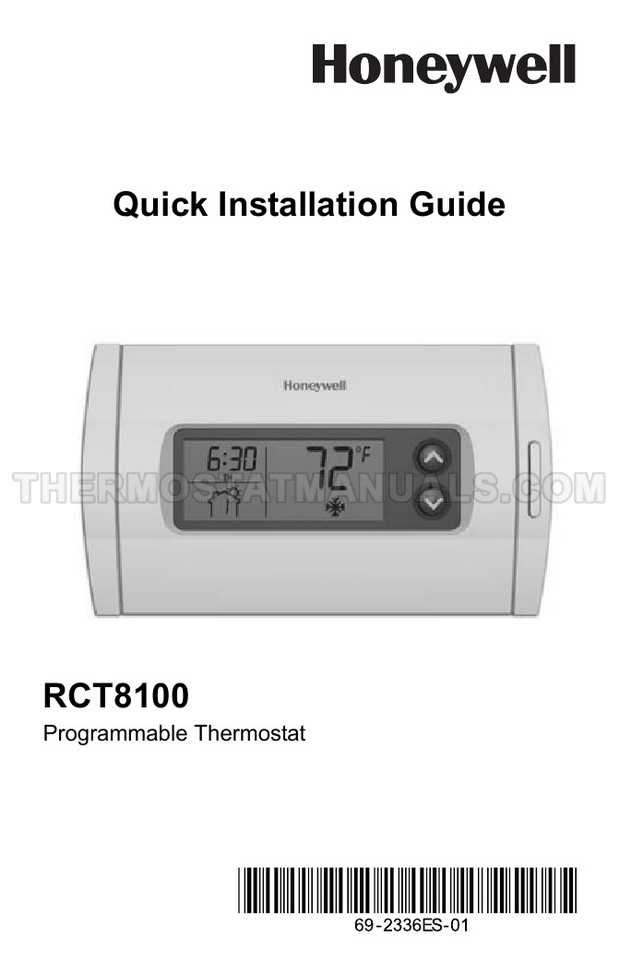 honeywell rth2310b instruction manual