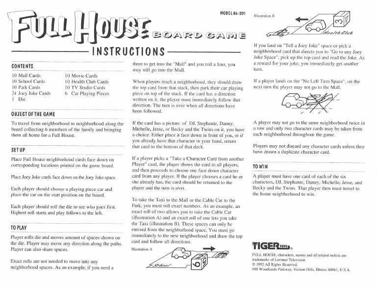 how to make an instruction manual for a board game