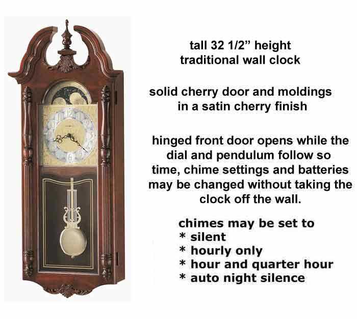 howard miller grandfather clock instruction manual