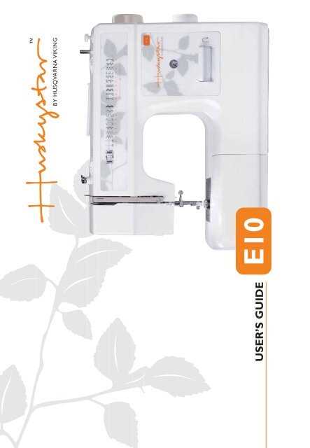 husqvarna sewing machine instruction manual