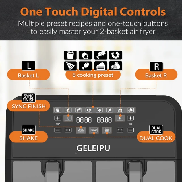 iconites air fryer instruction manual