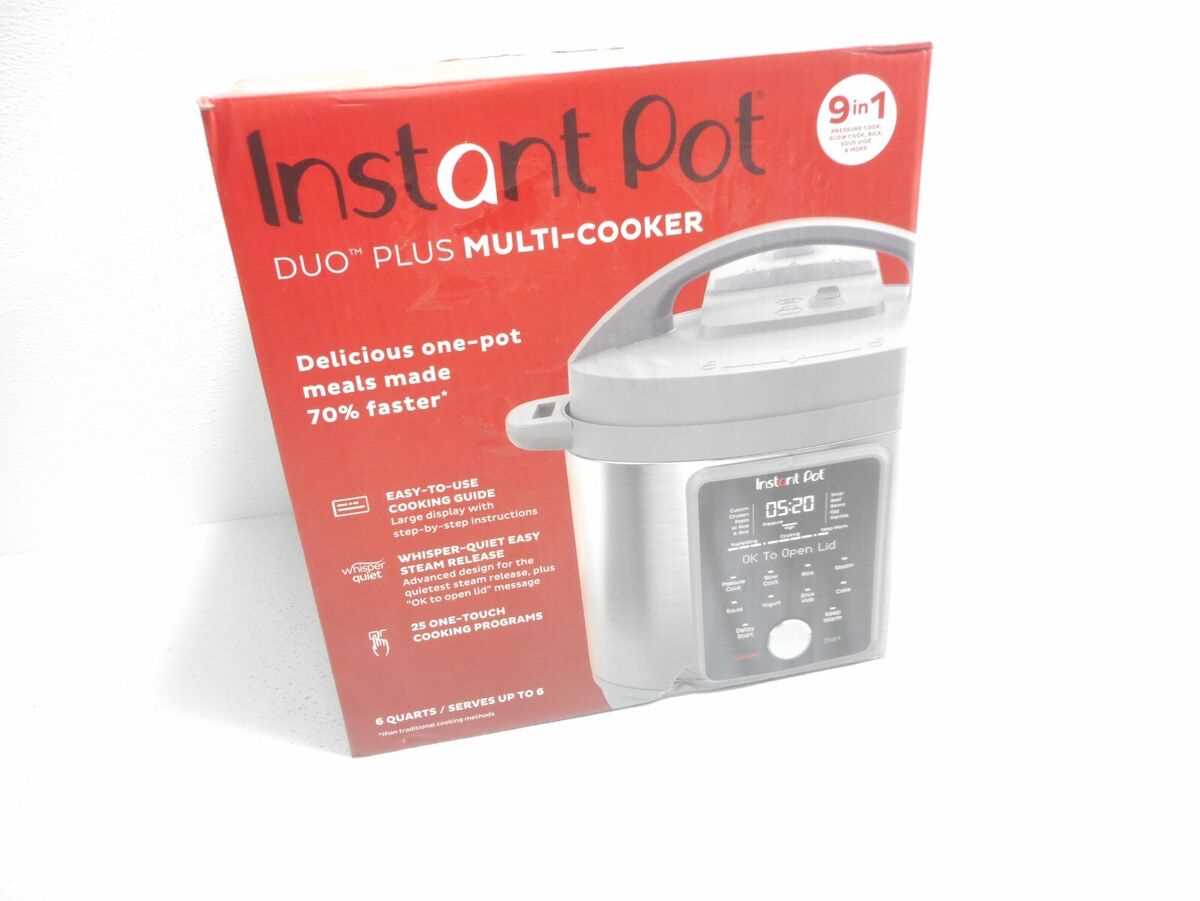 instant pot duo plus instruction manual