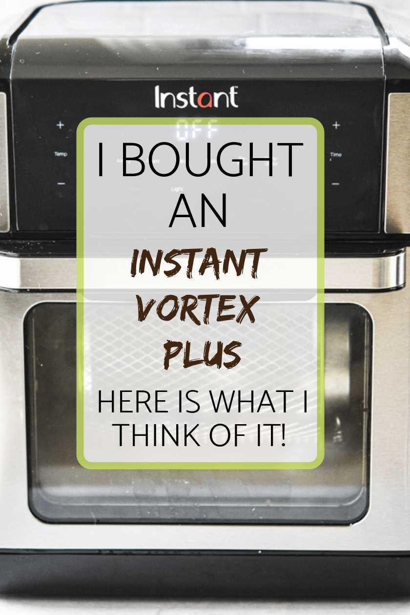 instant vortex instruction manual