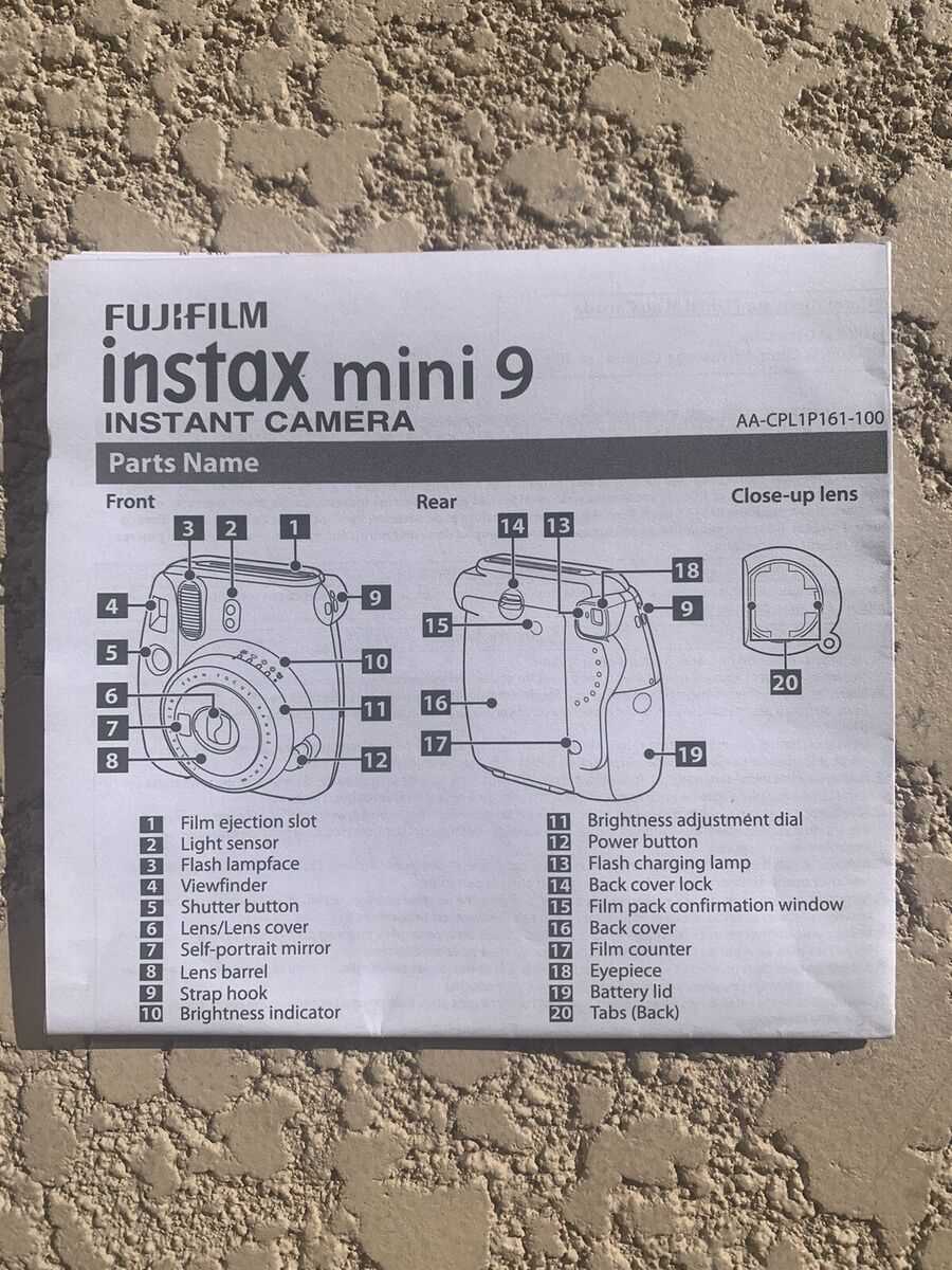 instax mini 11 instruction manual