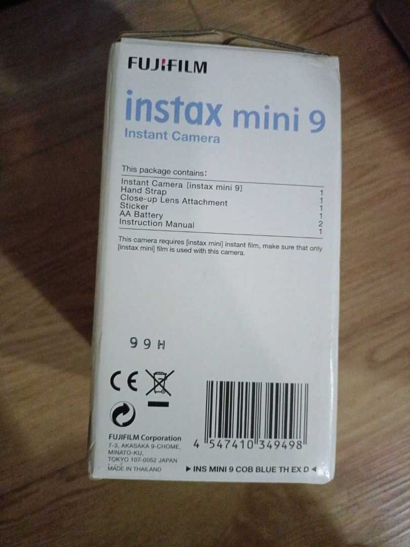 instax mini 9 instruction manual