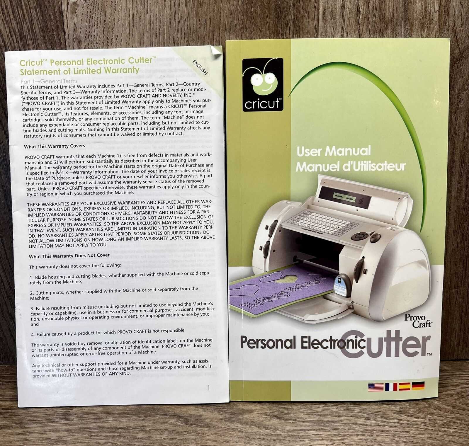 instruction manual for cricut maker