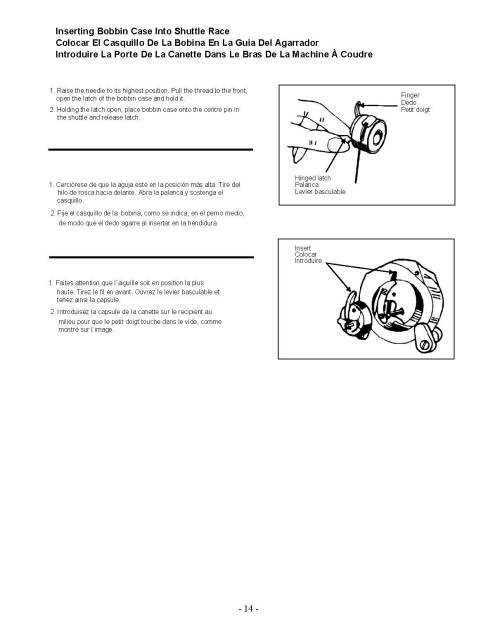 instruction manual for euro pro sewing machine