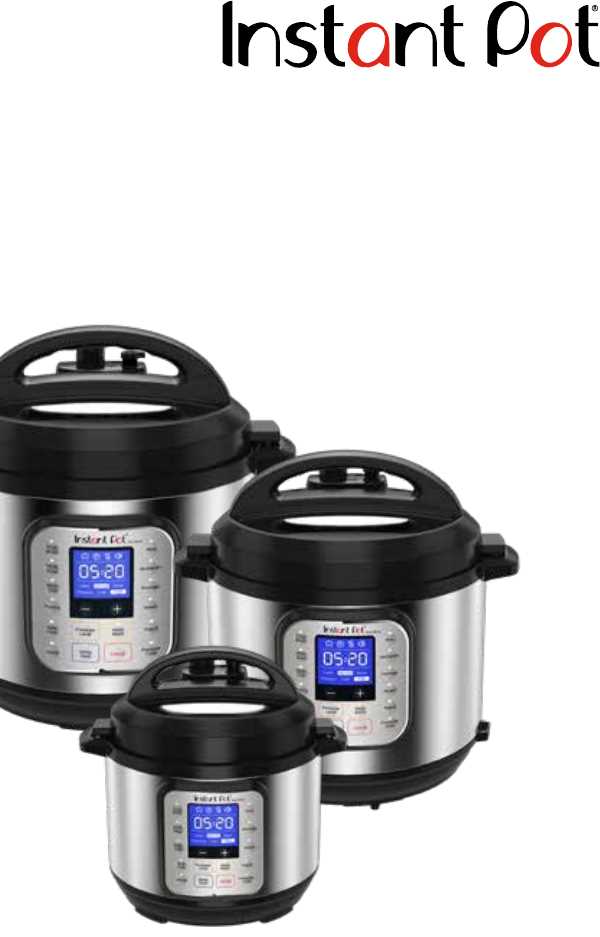 instruction manual for instant pot