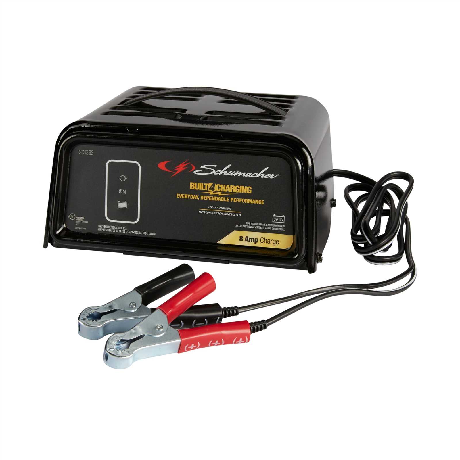 instruction manual for schumacher battery charger