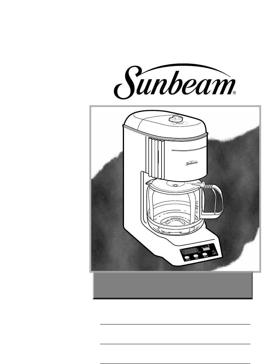 instruction manual for sunbeam bread maker