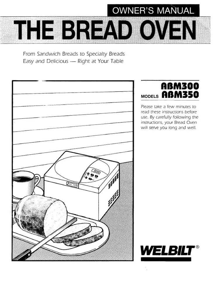 instruction manual for welbilt bread machine