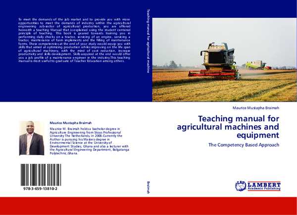 instructional manual of farm equipment