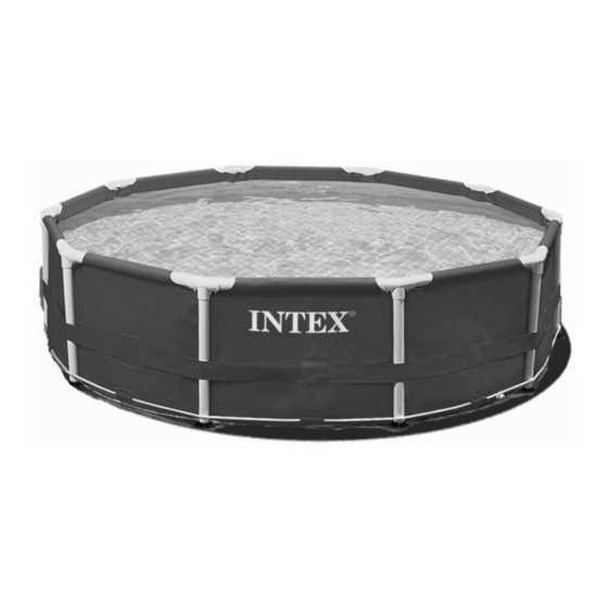 intex above ground pool instruction manual