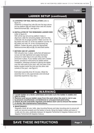 intex rectangular pool instruction manual