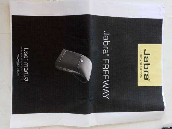 jabra freeway instruction manual