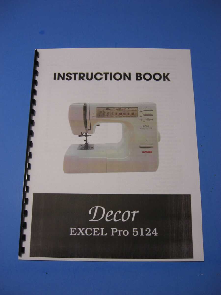 janome 500e instruction manual