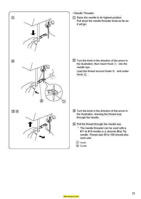 janome 5024 instruction manual